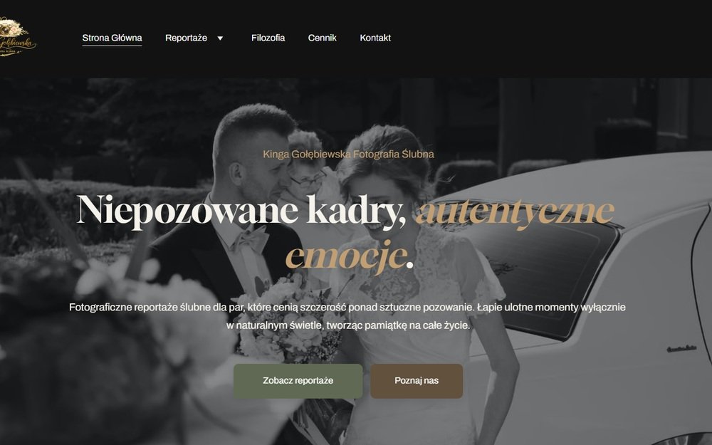 Kinga Gołębiewska Fotografia Ślubna